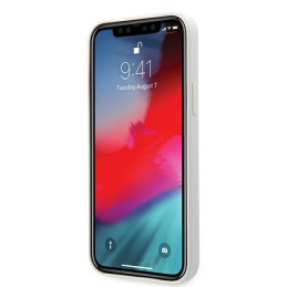 JAV Polo Assn byla Silikono kolekcija iPhone 12 / iPhone 12 Pro - balta