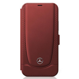 Mercedes MEFLBKP12SARMRE iPhone 12 mini 5,4" raudona/ raudona knyga Urban Line
