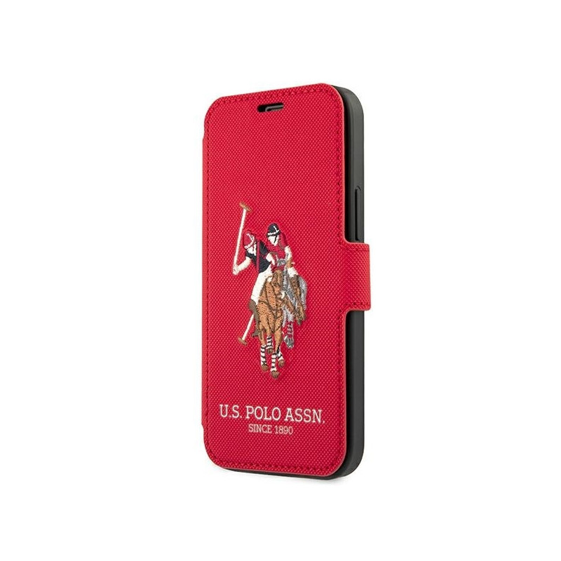 JAV Polo Assn byla Siuvinėjimo kolekcija iPhone 12 mini - raudona