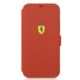 Ferrari Off Track Perforuotas dėklas iPhone 12 mini - raudonas