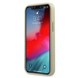 Guess Iridescent dėklas iPhone 12 mini - auksinis