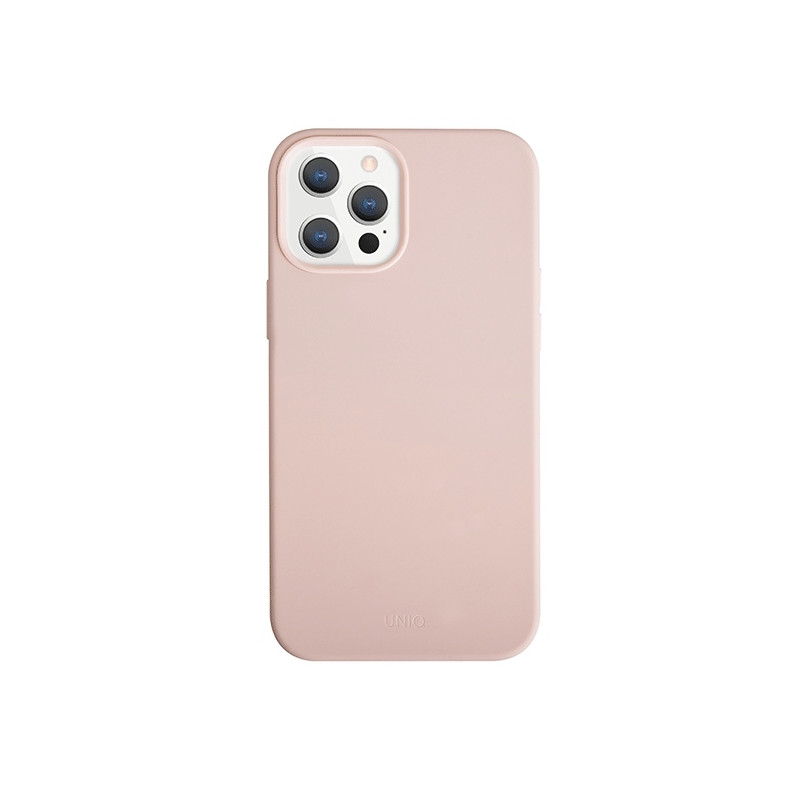Uniq Lino Hue dėklas, skirtas iPhone 12 Pro Max - rožinis