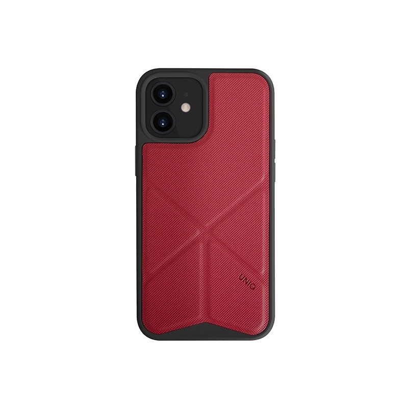 UNIQ Transforma dėklas iPhone 12 mini - raudonas