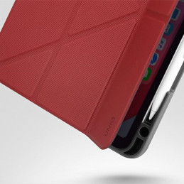 UNIQ Transforma Rigor dėklas, skirtas iPad Air 10.9 (2020) – raudonas