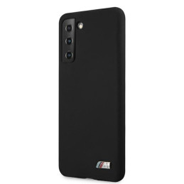 BMW Silicone M Collection dėklas, skirtas Samsung Galaxy S21+ - juodas