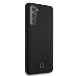 Mercedes Silicone Line dėklas Samsung Galaxy S21+ - juodas
