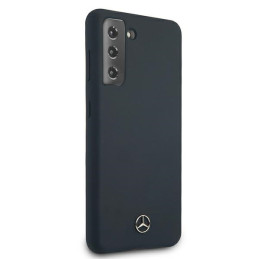 Mercedes Silicone Line dėklas Samsung Galaxy S21 - mėlynas