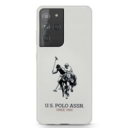 JAV Polo Assn byla „Samsung Galaxy S21 Ultra“ silikoninis logotipas – baltas