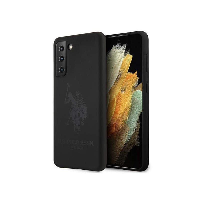 JAV Polo Assn byla Silikoninis tonas, skirtas Samsung Galaxy S21+ – juodas