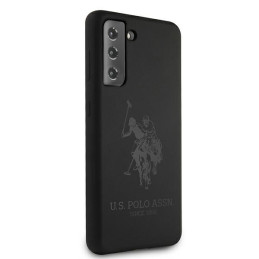 JAV Polo Assn byla Silikoninis tonas, skirtas Samsung Galaxy S21+ – juodas