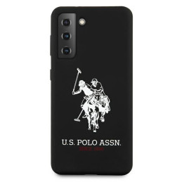 JAV Polo Assn byla „Samsung Galaxy S21“ silikoninis logotipas – juodas