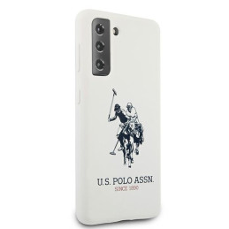 JAV Polo Assn byla „Samsung Galaxy S21“ silikoninis logotipas – baltas