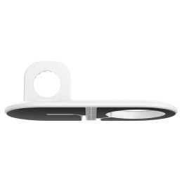 Spigen Magfit Duo indukcinis įkroviklis Apple MagSafe / Apple Watch - baltas