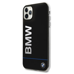 BMW Signature Printed Logo dėklas iPhone 11 Pro Max - juodas