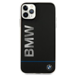 BMW Signature Printed Logo dėklas iPhone 11 Pro Max - juodas