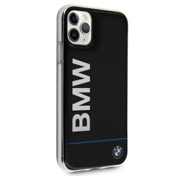 BMW Signature Printed Logo dėklas iPhone 11 Pro Max - juodas