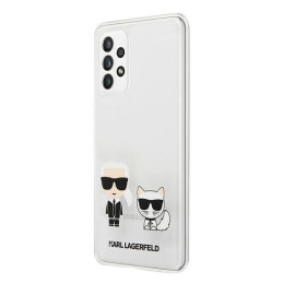 Karl Lagerfeld Karl&Choupette dėklas Samsung Galaxy A72 - skaidrus