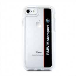 BMW Motorcase dėklas iPhone 7 / 8 / SE 2020 / SE 2022 - skaidrus ir juodas