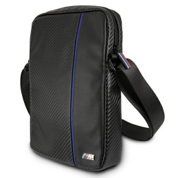 BMW Carbon / Blue Stripe krepšys 10" planšetei - juodas