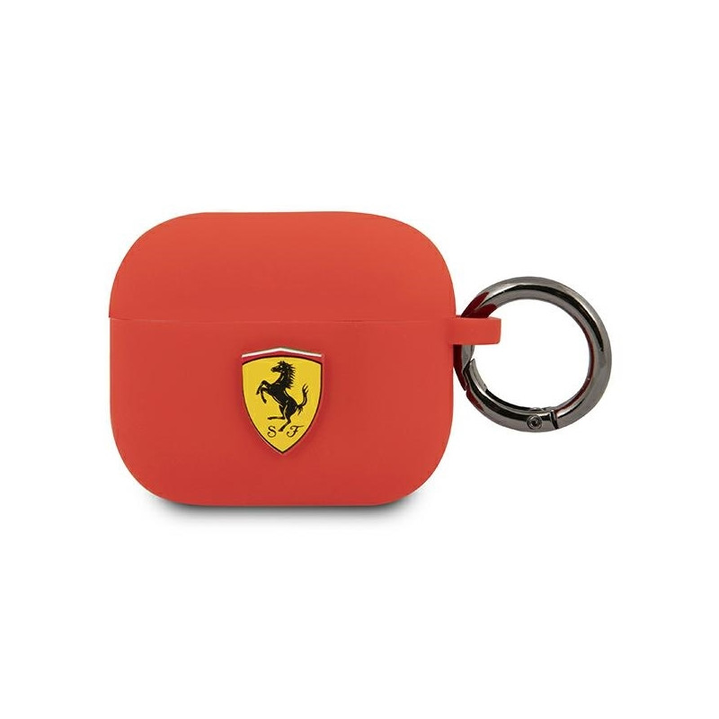 Ferrari silikoninis dėklas, skirtas AirPods 3 - raudonas