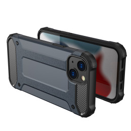 Hybrid Armor šarvuotas hibridinis dėklas, dangtelis iPhone 13 mini, sidabrinis