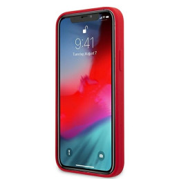 Guess Peony Collection dėklas, skirtas iPhone 12 Pro Max - raudonas