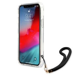 Guess Camo Collection dėklas, skirtas iPhone 12 / iPhone 12 Pro - juodas