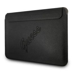 Guess Saffiano Script dangtelis 13" nešiojamam kompiuteriui - juodas