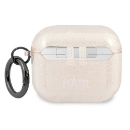 Karl Lagerfeld Glitter Choupette dėklas, skirtas AirPods 3 - auksinis