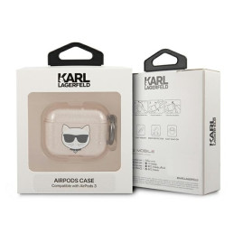 Karl Lagerfeld Glitter Choupette dėklas, skirtas AirPods 3 - auksinis