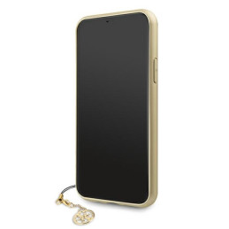 Guess 4G Charms Collection dėklas, skirtas iPhone 11 / Xr - rudas