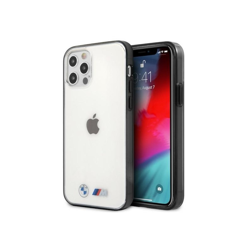 BMW Sandblast dėklas iPhone 12 Pro Max - skaidrus