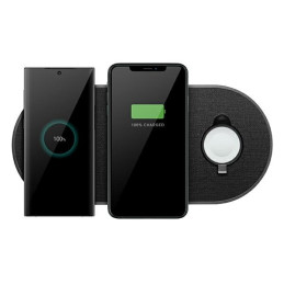 UNIQ Aereo Plus 3in1 30W indukcinis įkroviklis - juodas