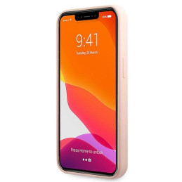 Karl Lagerfeld Silikoninis Karl&Choupette dėklas skirtas iPhone 13 Pro / iPhone 13 - šviesiai rožinis
