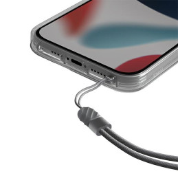 UNIQ Heldro dėklas iPhone 13 - skaidrus