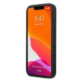 Karl Lagerfeld Leather Ikonik Karl& 39 s Head Metalinis dėklas iPhone 13 mini - rožinis