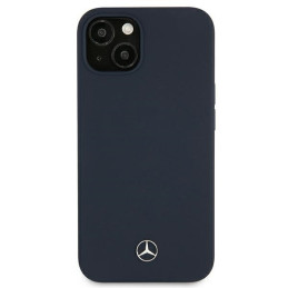 Mercedes Silicone Line dėklas iPhone 13 mini - tamsiai mėlynas