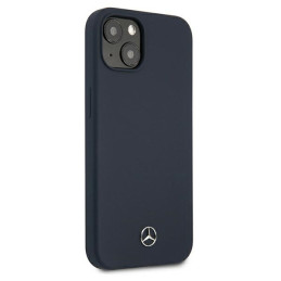 Mercedes Silicone Line dėklas iPhone 13 mini - tamsiai mėlynas