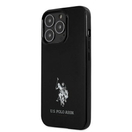 JAV Polo Assn byla Horses Logotipas iPhone 13 Pro / iPhone 13 - juodas