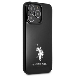 JAV Polo Assn byla Horses Logotipas iPhone 13 Pro / iPhone 13 - juodas