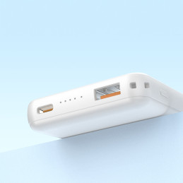 Dudao K14S USB-A / USB-C / MagSafe belaidis maitinimo blokas 20W 5000mAh - baltas