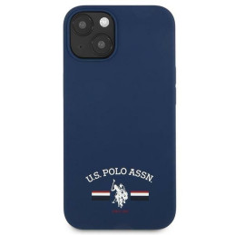 JAV Polo Assn byla Silikono kolekcija iPhone 13 mini - tamsiai mėlyna