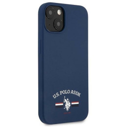 JAV Polo Assn byla Silikono kolekcija iPhone 13 mini - tamsiai mėlyna