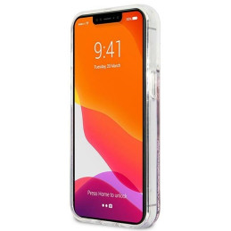 Guess GUHCP13XLG4GPI iPhone 13 Pro Max 6,7" rožinis/ rožinis kietas dėklas 4G Big Liquid Glitter