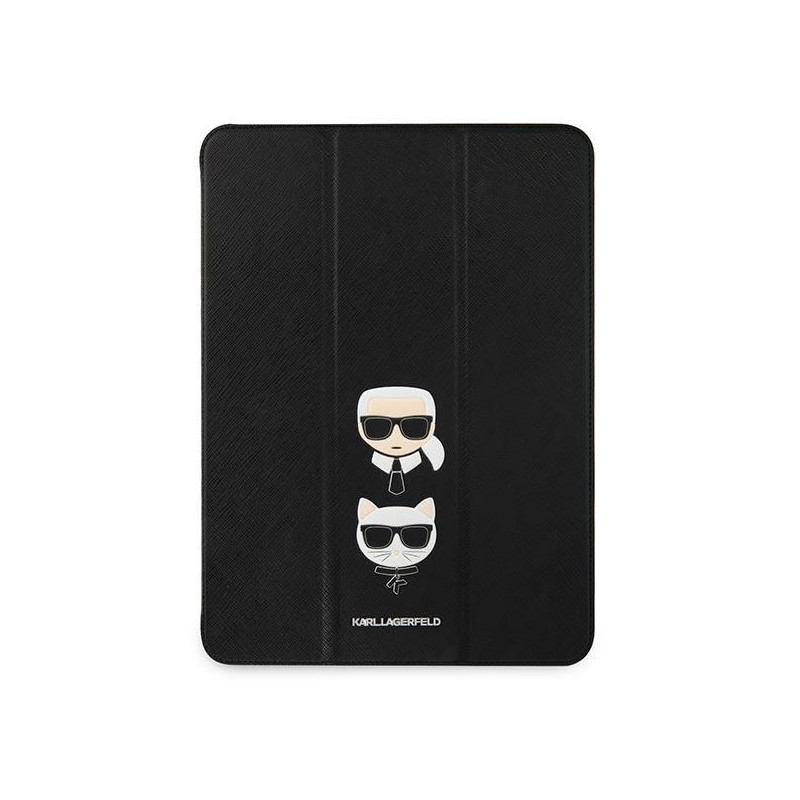 Karl Lagerfeld Saffiano Karl&Choupette dėklas, skirtas iPad 12,9& 39 & 39 Pro 2021 – juodas
