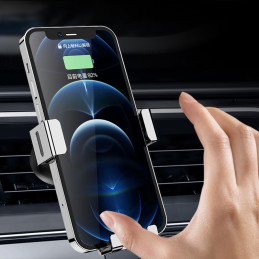 Gravity automobilinis išmaniojo telefono laikiklis, skirtas oro išleidimo angai mėlynai (YC12)