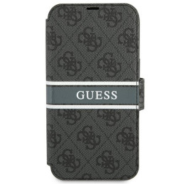 Guess 4G Stripe dėklas iPhone 13 mini - pilkas