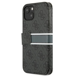 Guess 4G Stripe dėklas iPhone 13 mini - pilkas