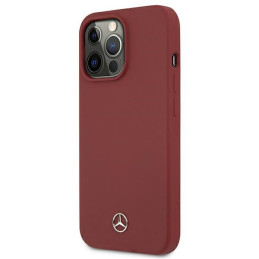 Mercedes Silicone Line dėklas iPhone 13 Pro / iPhone 13 - raudonas