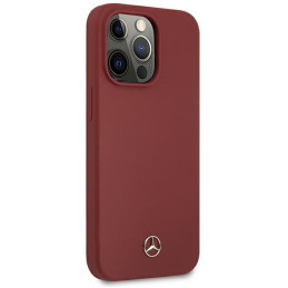 Mercedes Silicone Line dėklas iPhone 13 Pro / iPhone 13 - raudonas
